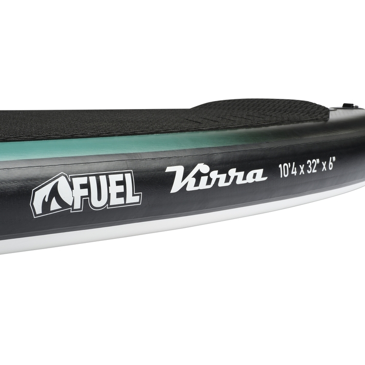 Fuel Kirra 10'4" Inflatable Stand Up Paddleboard Green & Black 10 ft 4 in - Image 6